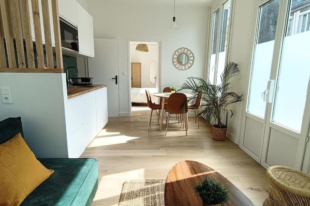 Appartement Gare Avec Parking Rouen Bagian luar foto